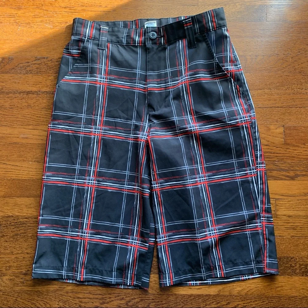 Ocean Pacific Boy’s Board Shorts Plaid Size 14